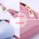 Monbers Card Bag Women's Real Cowhide Multi-function Anti-Demagnetization Bank Card Bag Multi-card Position Women's Business Card Clip Driver's License Set Small Smoked Purple [20 Card Position Anti-theft Brush]