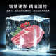 LG635L panoramic perspective window large apartment S653MWW87D refrigerator double door three-in-one ice making machine intelligent ice making