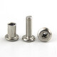 XMSJ Nickel Grande tête plate à verrouillage croix à verrouillage Plywood Strip à pointes Meubles Buts Butt Vis M6M8 6 * 3520