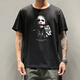 Xibaixis Ledger Joker Kurzärärtes T-Shirt Joker Co-Branded Dark Knight Batman Clothes Film Peripheral Print F694 White Joker XS (75-95jin [Jin ist gleich 0,5 kg])