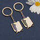 
Ha Fanyou's Freedom Wings Keychain Attack on Giant Schoolbag Pendant Men's Anime Peripheral Jewelry Pendant Accessories 7028 Silver Blue Model