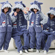 Junge Liebeswörter Eltern-Kind-Pyjamas Herbst- und Winter-Strampler Langarmed Koralle Velvet Family Drei- und Vier Familiendekoration Kinder-Jungen-Heimkleidung