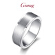 GsunG platinum ring men's PT950 new brushed matte ring platinum ring men's fashionable and atmospheric inner arc priced by gram, contact customer service before bidding for gold price