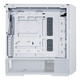 LIANLI联力 L216R电脑主机箱  白色 /标配3把风扇/360水冷位/竖装显卡/一体式网孔面板