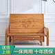 竹相随折叠床沙发床两用客厅多功能小户型双人单人午睡午休家用简易竹床 宽80*长188高32 送枕头