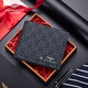 FALAMAONE men's wallet luxury short wallet gift box 520 Valentine's Day birthday gift for my husband boyfriend father QB206-1 [high-end gift box packaging]