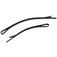Men's invisible hairpin black one-word clip curved broken hairpin clip thickened bangs embarrassing period clip large size female 5-pack small size-2106#