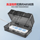 International Electrician (FDD) Power Strip Protection Cover Outdoor Outdoor Power Socket Splash-proof Box Wiring Board Rain Cover Increased Row Plug Waterproof Box Row Plug Waterproof Box Black and Transparent