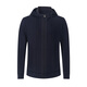 Carldonton [Anti-wrinkle-resistant and easy to care] Carldonton Warm Wool Knit Cardigan Men's 2024 Autumn and Winter Long Sleeve Outer Sweater Dark Blue L 175/96A 70-75kg