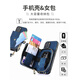 
Xiqiao Zip Coin Wallet is suitable for Apple 15 mobile phone case card bag integrated iphone14promax crossbody can carry 13 belts. Night dark coin wallet storage + belt adjustable crossbody long rope iPhone 15