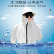 DEATKN Germany 2025 new summer style men's ice silk thin breathable sun protection clothing outdoor fishing jacket men's white 2XL