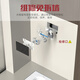 POURNELLE hidden flush tank embedded squat toilet hidden in the wall squat toilet concealed squat toilet A type squat toilet (with curved front drainage) + thick water tank
