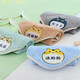 Aoyanlai classified towels with words, children's classified towels for washing buttocks, towels with words for family soft girls' butt washing, blue + green + gray 30x30cm