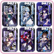 The Monkey Enlightenment Broken Three Card Set Student Campus Card Meal Card Bus Card Access Control Card Sliding Cover Alicia Bronia z12004 Broken Sin Shadow Dance [Card Set + Short Wrist Rope]