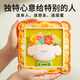 Meile Childhood Children's Handmade Plâlon Doll Diy Graffiti PEINTE BLAND GEL PLOUTER REFRIGERATOR