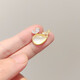 QUAMER gold store style simple whale brooch for women, high-end niche design corsage, personalized fashion suit, gold