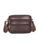 
CEOCK light luxury genuine leather shoulder bag men's crossbody bag small backpack pure leather cow gift top layer cow leather flagship coffee [horizontal 9906#]