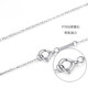Fat Donglai same platinum necklace button connector PT950 buckle accessories spring buckle platinum open small circle bracelet platinum 950 spring buckle