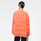 Jiangnan Buyi (JNBY) Wollpullover loser offener mittelgroßer loser lässiger Casual Jacke für Frauen 5N1311870 679/Fluoreszenzpulver xs