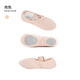 
Yishi Children's Dance Shoes Laceless Dancing Shoes Adult Men and Women Cat Claw Soft Sole Canvas Practice Shoes Body Ballet Shoes Meat Color 38 Size (Suggested foot length 22.5cm)