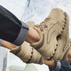 Neun-Zoll-Sunny Workwear-Schuhe Sneakers Martin Boots Herren 2024 Frühlings- und Herbst neue Männer Sportschuhe Freizeitschuhe Arbeitspezie Trendy Schuhe Outdoor Workwear Freizeitschuhe B6873 Khaki 42