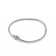 PANDORA hard candy bracelet 925 silver column buckle simple diy snake bone chain couple style birthday gift for girlfriend