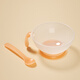 Albo Baby ergänzende Lebensmittelschale für Neugeborene, die Wasser füttern und stillende Babys Spezial Reismehl Reis Paste Schüssel Löffel Set Tabelle CJ353