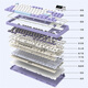 Ajazz Heiju AK870Plus Clavier mécanique Clavier à trois modes Écran de bilan chaud sans fil Bluetooth E-Sports Office Office Wuchuanhai Flying Fish Axis [Wireless + Bluetooth + Wired Three-Modes] est x 87 touche