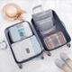 Xinqin Washing Storage Set Washing Storage Bag Suitcase Clothing Organizing Bag Storage Bag 6-piece Set Gray