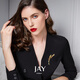 Jay rice brooch, women's suit pin, jewelry corsage, birthday gift for mother, mother-in-law, elders, gold