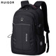 Rego Men's Large Capacity Commuting Travel Backpack Swiss Sergeant Knife Backpack School Bag Business Computer Bag 16 Inch Black Large Edition