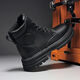 Neun Zoll sonnige Männerschuhe, Herren-Martin-Stiefel, High Top Herrenschuhe, modische Herrenstiefel, Arbeitsstiefel, Herren-Mid-Top-Trendschuhe, Retro-Lederstiefel, Nicht-Schlupf-Wanderstiefel, M1 Black 40