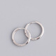 Xinshe S999 Fuß Silberohrringe für Frauen 2025 Neue Style Piercing Ohrringe Ohrringe Stollen Sterling Silber Design hochwertige Ohrringe 12mm [2 Pakete]