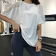 Jincheng Mesh Quice Drying Glide для женщин потерял бегущую рубашку фитнес-одежду с короткими футболками в интернет-футбол