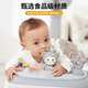 Beichuzhong baby walker anti-o-leg children aged 1-3 can foldable walking walker children to learn to drive Chinese red [din plate + music toys + foot pads] [anti-turn/silent wheel/music plate]