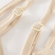 Shangdubila summer temperament V-neck commuting suspender dress with high-end shiny sexy pure and pure skirt Champagne color L