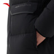ANTA three-layer quick-warming down jacket | Mid-length four-proof down jacket for men winter new hooded windproof warm jacket