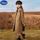 
Disney girls' woolen coat plus cotton children's woolen coat mid-length autumn and winter new style big children's fashionable girl college style milk tea color cotton style 120 size height 110-115cm Age 5-6 years old
