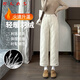 RLAS down pants women's winter outerwear 2025 new style plus velvet and thickened cotton pants for minus 40 degrees extreme cold to keep small people warm, apricot S 160 recommended 85-100Jin Jin equals 0.5 kg