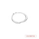 Core luxury 925 silver Möbius ring female niche design fashionable simple plain ring index finger ring adjustable ring