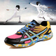 
KUNY export fencing shoes for men and women children fencing sneakers beef tendon sole non-slip wear-resistant adult competition training fencing shoes blue (size 31-45) 36
