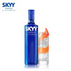 深蓝（SKYY）深蓝伏特加 SKYY VODKA 蓝天伏特加 原装进口洋酒烈酒基酒调酒 深蓝伏特加 750mL 1瓶