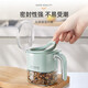 Added seasoning box kitchen household salt jar seasoning jar sealed moisture-proof storage box oil pot glass seasoning bottle jar
