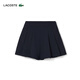 LACOSTE French crocodile women's side zipper design simple casual daily commuting versatile pleated shorts GF3879 166/navy blue 34 155
