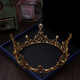 Shibomu Crown Crown Headdress Adult Ceremony Internet Celebrity European Retro Baroque Crystal Atmosphere Bridal Dress Accessories Birthday