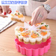 Junmo rice shape mold Japanese rice ball DIY model children's food supplement cartoon baby cooking grinder sushi full set of 7 transparent sushi making DIY