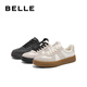 Belle Zhai Xiaowen's same style casual shoes men's spliced retro moral training shoes sports sneakers Encounter White 42