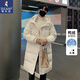 Specht (Tucano) Jiujiang 90 White Ente Down Jacke Männer mitten im Winter neuer Schüler dicker loser Kleidung Herrenjacke schwarz xl