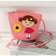 Shengxi'an bolsas para niños de verano para mujeres lindas bolsas de cuerpo cruzado bolsas de paja marinas bolsas tejidas nuevas solas flower niña paja tejida de paja niña de flores [concha rosa de agua]
