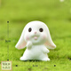 Micro-landscape resin small rabbit ornaments Mini animal bonsai succulent decoration cute desktop ornaments House